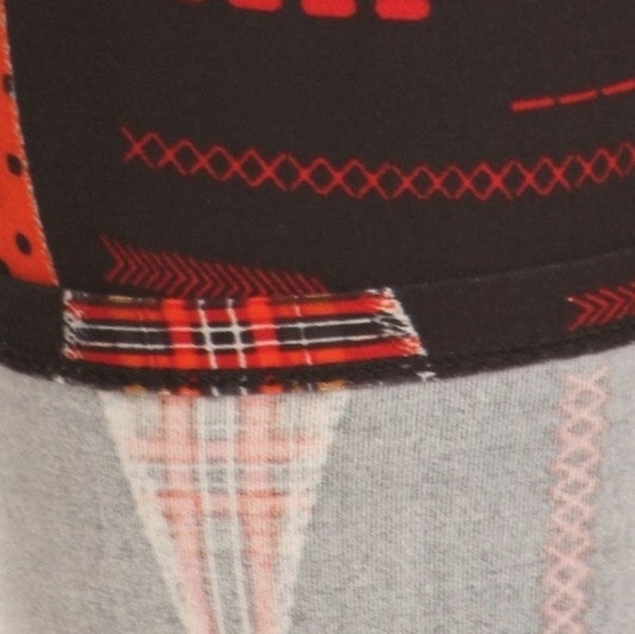 LEGGINGS DEPOT Christmas Tree Holiday Full Length Leggings Size Regular 10 NWT - Picture 4 of 4